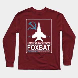 Mig-25 Foxbat Long Sleeve T-Shirt